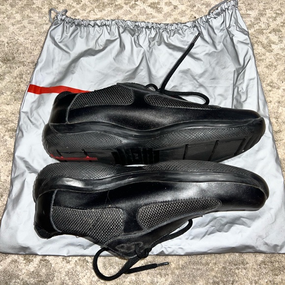PRADA MENS BLACK SIZE 9 - Picture 5 of 5